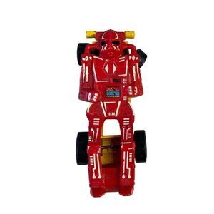 Hot Wheels Red & Yellow Zombot Diecast Car 2017 Mattel 1:36 Scale